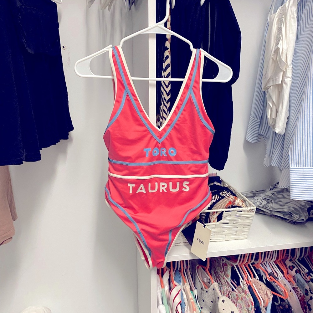 the recreation of Fendi 1993 Zodiac Swimwear Collection for Summer 2023